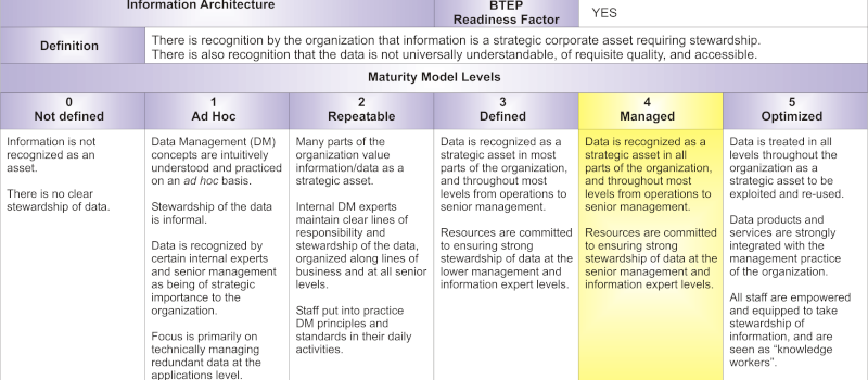 Business Process and Capability Maturity Assessment