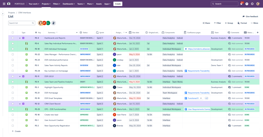 jira-software-c-projects-FE-list